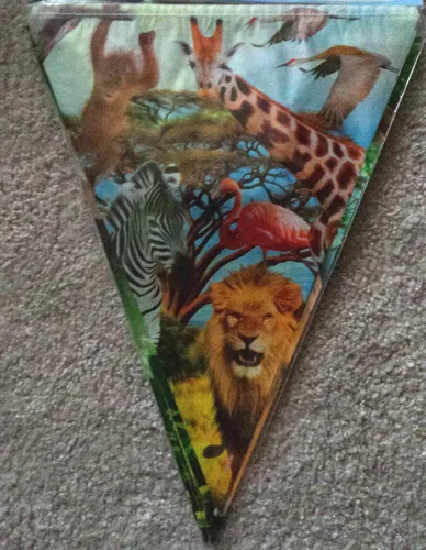 Wimpelkette SAFARI Party Feier Kinder Geburtstag 10 mtr Deko Neu