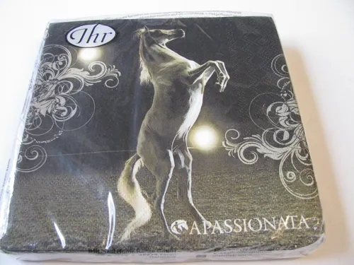 Servietten Napkins OVP  White Horse Show 20