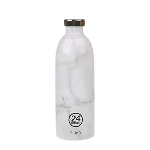 BOTTLES Clima Bottle 0,85 L - Carrara - Thermobehälter mit doppelwandiger Isolierung, hält Getränke stundenlang warm oder kalt – ideal für unterwegs.