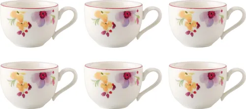 Villeroy & Boch Espressotasse Mariefleur Basic - Thermobehälter aus hochwertigem Porzellan, spülmaschinenfest und mit buntem Blumenmotiv, ideal für stilvolle Kaffeepausen.