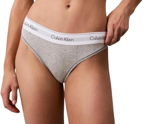 Calvin Klein Underwear String MODERN COTTON grau L (40) in grau von Calvin Klein