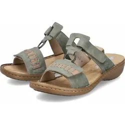 Rieker Damen Klassische Sandalen 60881 - Wanderschuhe für Damen, stylische Sandalen mit komfortablem Keilabsatz und praktischem Klettverschluss, ideal für den Sommer.