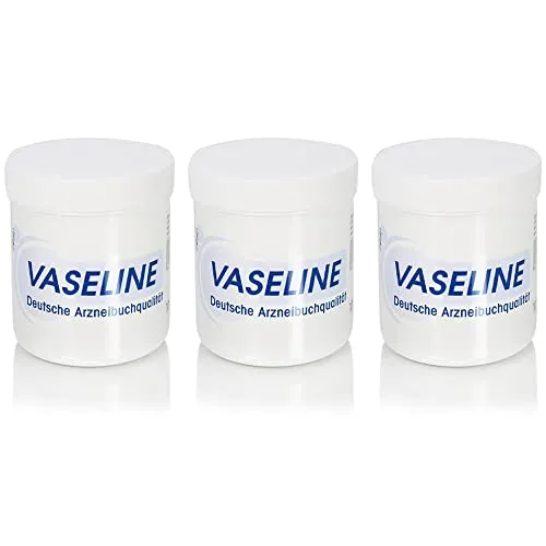 com-four® 3er Set weiße Vaseline 3x 100ml von COM-FOUR