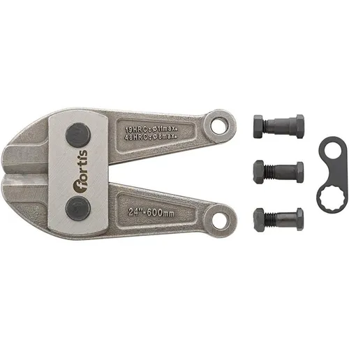 FORTIS Ersatzkopf für Bolzenschneider 600mm - Chrom-Vanadium-Stahl Messer, induktiv gehärtet und inklusive Befestigungsschrauben