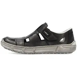 Rieker Herren Halbschuhe 04050 - Slipper & Mokassins für Herren, bequemer Klettverschluss und flache Sohle für optimalen Tragekomfort im Alltag.