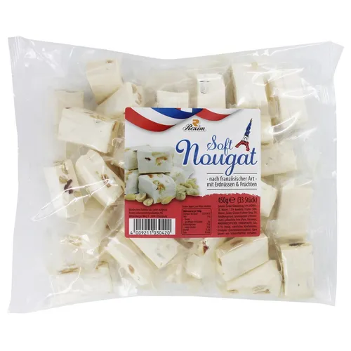 Rexim Soft Nougat nach französischer Art Erdnüsse & Früchte 450g 11,09 EUR/kg