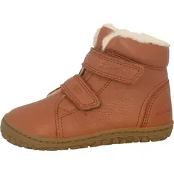 Lurchi Stiefelette Nik Barefoot in Cognac, Größe 24 - Wanderschuhe für Kinder, warm und bequem – ideal für gesunde Fußentwicklung und unbeschwertes Spielen.