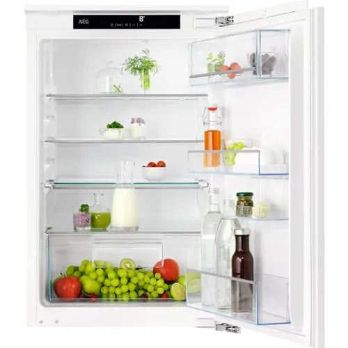 AEG TSK5O88WDF - Einbaukühlschrank 880 mm, 137 L Festtür mit FlexiShelf und LED-Innenbeleuchtung für optimale Lagerung