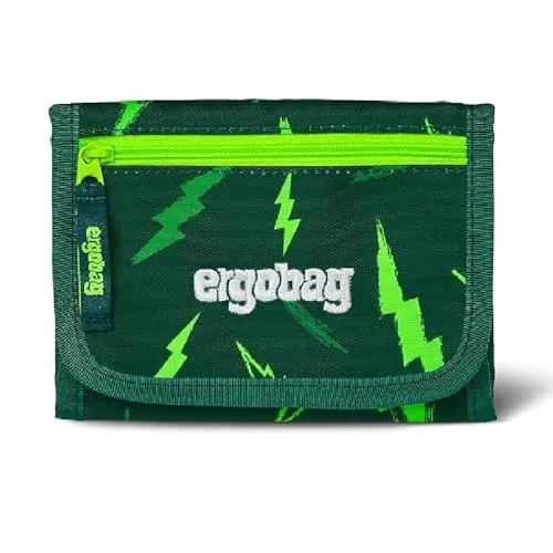 ergobag Brustbeutel Kleingeldfach, mit Sichtfenster, Geldbeutel für Kinder, zum Umhängen, mit Klettverschluss