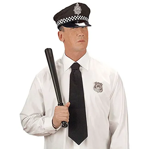 Polizei Hut Englische Polizeimütze England Polizeihut Schirmmütze Fasching Polizisten Mütze Kopfbedeckung Polizistenmütze Faschingsmütze Uniformen Mottoparty Accessoire Karneval Kostüm Zubehör