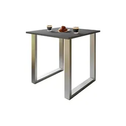 Holzfarbener Esstisch 80x76 cm