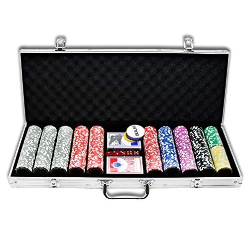 UISEBRT Pokerkoffer Set 500 Chips