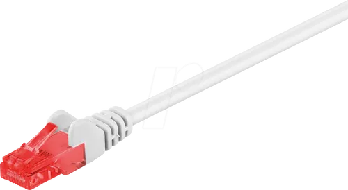 GOOBAY 68638 - Cat.6 Patchkabel, U/UTP, 7,5 m, weiß