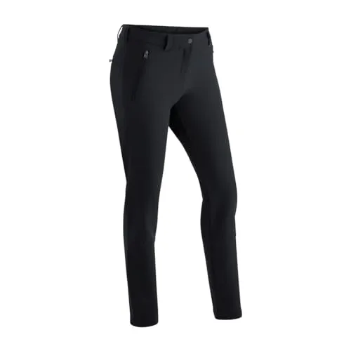Maier Sports Women's Helga Slim Winterhose Größe 48 - Wanderhose für Frauen in Slimfit, isolierend und dehnbar, ideal für Trekking und Wandern. Material: 90% Polyester, 10% Elasthan, DWR-imprägniert.