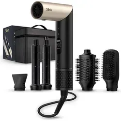Silk n Multihaarstyler SilkyAirFlex - 5in1 Multistyler in Gold, für alle Haartypen mit IONIC-Funktion und 1300 W Leistung