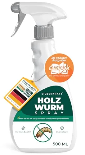 Silberkraft Holzwurm Spray 500 ml mit Sofortwirkung