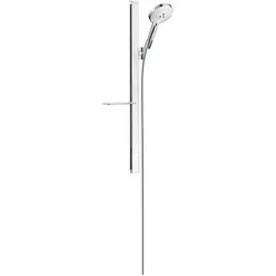 Hansgrohe Raindance Select S120 BrauseSet 27648400 - Brausegarnituren mit komfortabler Strahlartenumstellung durch Select-Taste, 3 Strahlarten und neigbarem Brausekopf für ein individuelles Duscherlebnis.