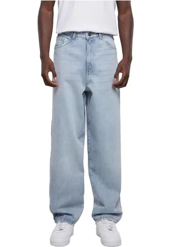 Urban Classics Herren Jeans Heavy Ounce Baggy Fit - Jeans im lässigen Loose Fit mit weitem Bein, Stone Washed für einen authentischen Vintage-Look – ideal für entspannte Freizeitaktivitäten.