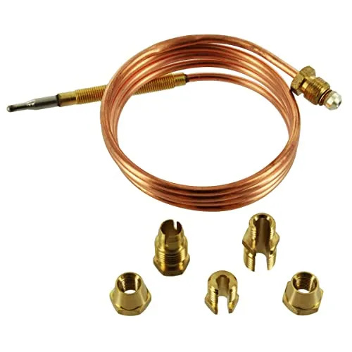 Universal Set Gas-Thermoelement 600 mm - Robustes Gas-Thermoelement mit 600 mm Länge, passend für zahlreiche Marken wie AEG, Beko und Electrolux. Ideal für den einfachen Austausch und zuverlässige Nutzung in gängigen Gasgeräten.