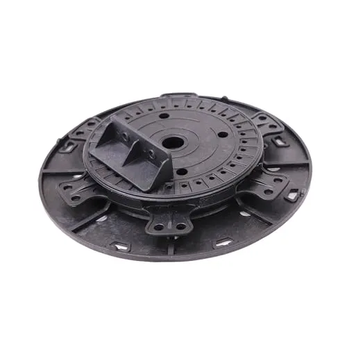 Gartenwelt Riegelsberger Justierbarer Balkenlager PRO Terrassenlager Stelzlager für Holz WPC Aluminium BPC Hartholz Unterkonstruktion höhenverstellbar 27-40 mm | 96 Stück (1 Karton)