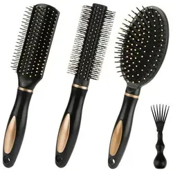 Haarbürste Set Antistatisch Massage Männer - Praktisches 4-teiliges Haarbürste Set für jeden Anlass. Hergestellt aus hochwertigem Material, sorgt es für eine schonende Haarpflege und einfache Entwirrung. Ideal für den täglichen Gebrauch und besondere Anlässe.