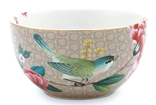 Pip Studio Blushing Birds Bowl Khaki 12 cm in beige von Pip Studio