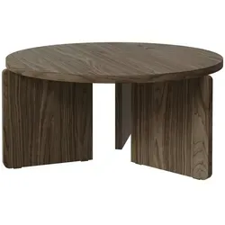 Selsey Couchtisch Wisconsin Walnuss 85 cm - Moderner Wohnzimmertisch mit skandinavischem Design, stabilen Beinen und robuster Konstruktion – ideal für dein modernes Zuhause.