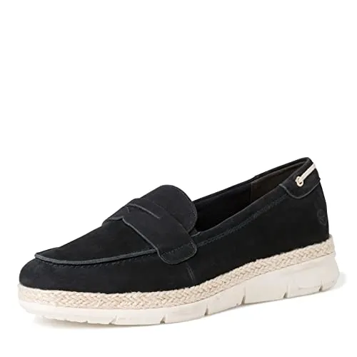Tamaris Damen Slipper, Frauen Slip On,Slipper,Mokassins,Halbschuhe,Slip-ons,Slides,Schlupfschuhe,schluepfschuhe,Loafer,Anzugschuhe,Navy,36 EU