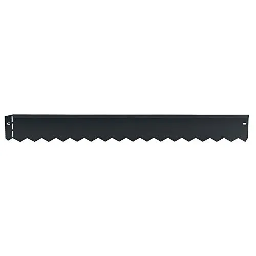 bellissa Rasenkante Serra – Beeteinfassung anthrazit 103x12 cm - Einfache Verlegung der stabilen Beetumrandung durch einfaches Eindrücken in die Erde. Wetterbeständig und vielseitig einsetzbar als Garten- oder Wegbegrenzung. Qualität von Bellissa für Ihren Garten.