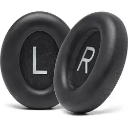 INF 1 Paar Ersatz-Ohrpolster für Bose NC700 Kopfhörer, Ohrpolster aus Schaffell, weiches und strapazierfähiges Material, reduziert störende Au... - Schwarz