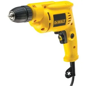 Dewalt 1-Gang Bohrmaschine DWD014S - 550 Watt Bohrmaschine für präzises Bohren in Holz und Metall, ideal für Serienarbeiten dank elektronischer Drehzahlregulierung und kompakter Bauweise.