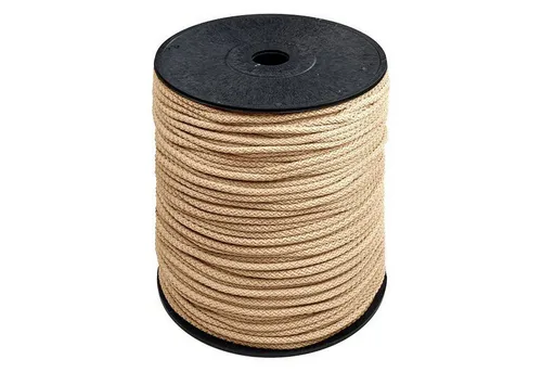 maDDma 200m Polyester-Seil Ø 5,5mm, Farbwahl Seil, beige