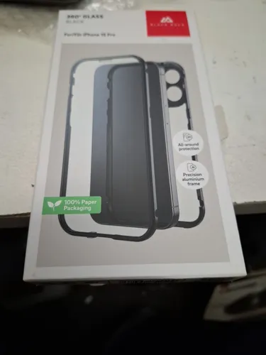 Black Rock 360° Glass Cover für Apple iPhone 15 Pro