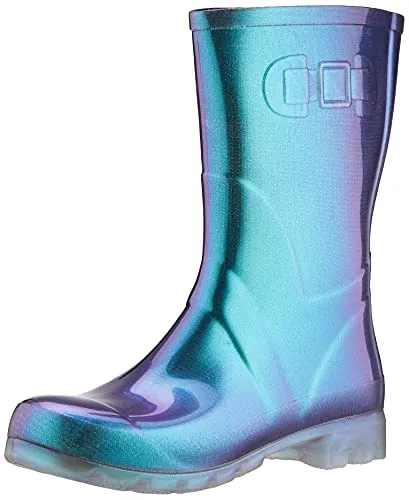 Beck Damen Glossy Gummistiefel, Türkis, 36 EU in türkis von Beck