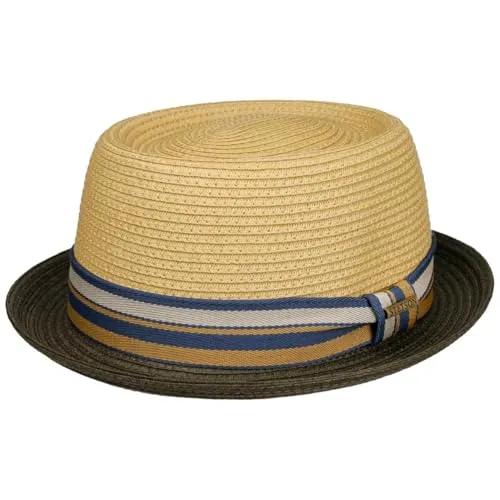 Stetson Licano Toyo Pork Pie Strohhut Herren