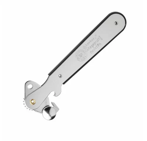 WESTMARK Dosenöffner mit Kapselheber, Länge: 16,2 cm, Stahl, Columbus, Silber, Hebeldosenöf