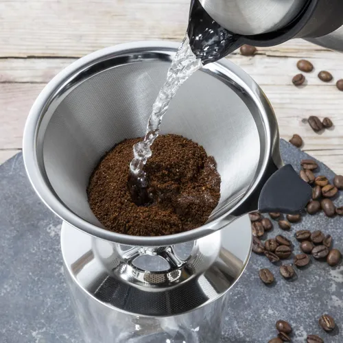 Hochwertiger Edelstahl Kaffeefilter - Ersatzteile: Universeller Kaffeefilter aus Edelstahl für aromatischen Genuss, leicht zu reinigen und ideal für jeden Kaffeeliebhaber.