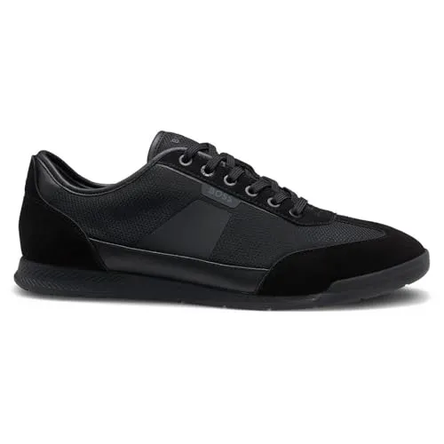 BOSS Sneaker Schwarz 45 EU – Stilvoll und Bequem - Hochwertige BOSS Sneaker in Größe 45 und klassischem Schwarz. Ideal für den Alltag, bieten sie optimalen Tragekomfort und ein modernes Design.