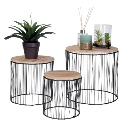 Spetebo Blumenhocker Metall Pflanzenständer 3er Set - Höhenverstellbar - Blumenhocker aus robustem Metall im 3er Set (29/24/19 cm), ideal für kreative Pflanzenarrangements und platzsparend. Perfekt für jeden Wohnraum!