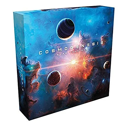 Asmodee Cosmogenesis Expertenspiel - Gesellschaftsspiel für 2-4 Spieler ab 10 Jahren, entführt dich in die Astrobiologie und Planetenentwicklung. Erschaffe dein eigenes Sternensystem und sammle Siegpunkte für strategische Entscheidungen!