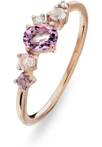 CHRIST Damen-Damenring 1 Farbstein 56, Roségold 32027397 von Christ