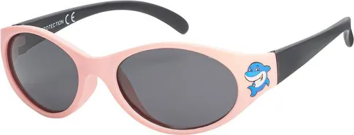 Jungen Mädchen Kinder Sonnen Brille Designer Modern Cool Abgefahren 30457 Rosa-Schwarz