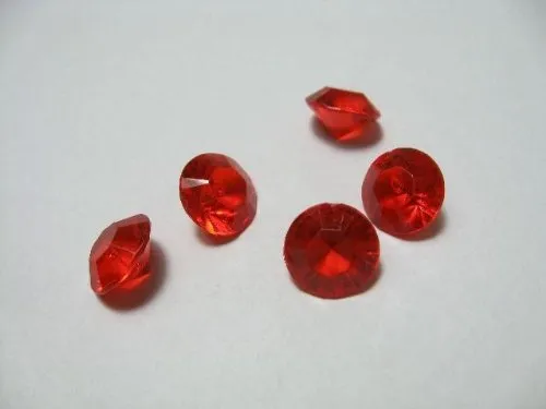 rote Deko Diamanten 10mm 100