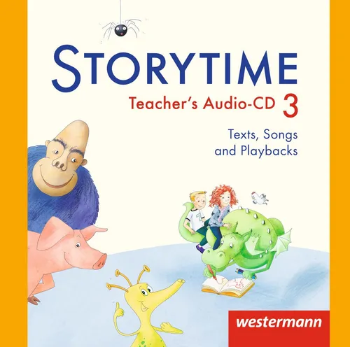 Storytime 3 - 4: Audio-CD 3 für Bayern - Hörbuch für Kinder, fördert das Sprachverständnis und macht das Lernen spielerisch und unterhaltsam.