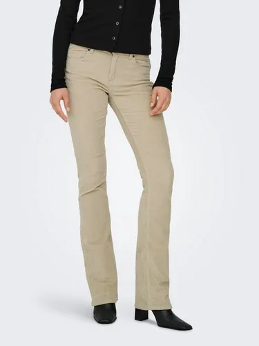 Only Flared Cordhose 'MARY' in Ecru, Größe 42/32 von ONLY