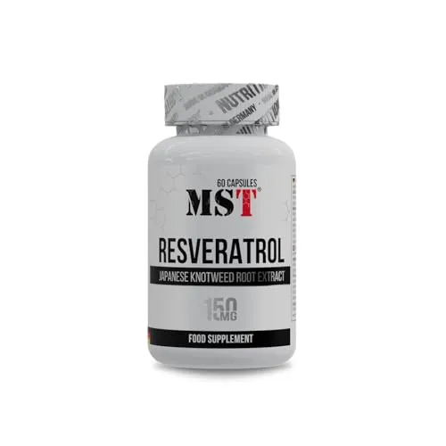 MST Resveratrol hochdosiert 500 mg pro Tagesdosis – 60 vegane Kapseln – antioxidative Polyphenole aus fermentierten Knotweed-Extrakt – Laborgeprüfte Qualität – Ohne Zusatzstoffe – Made in Germany