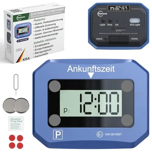 fouraces elektronische Parkscheibe