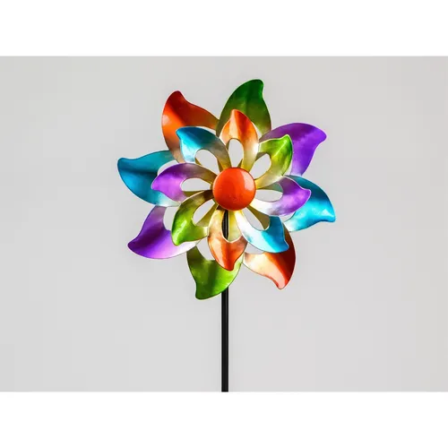 Windrad, Windspiel Gartenstecker Metall farbig formano von formano