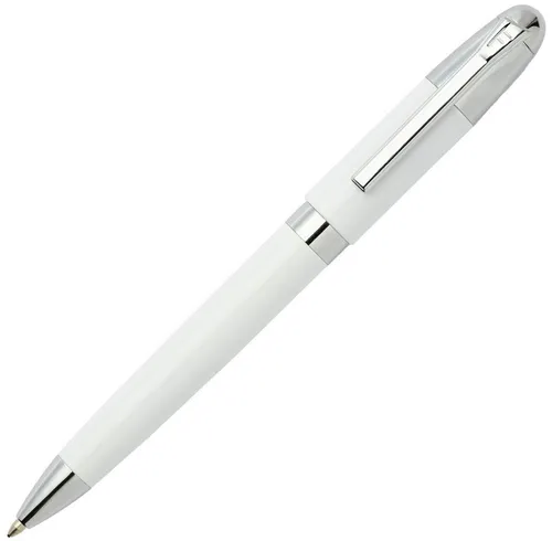 Festina Kugelschreiber Classicals Chrome White - Eleganter Kugelschreiber in Weiß mit verchromten Elementen, inspiriert von der Prestige-Kollektion, ideal zum Verschenken und für stilbewusste Schreibliebhaber.