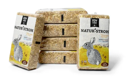 Hayrabbit - Natur-Stroh Für Kleintiere 6kg - Stroh Aus 100% Getreide